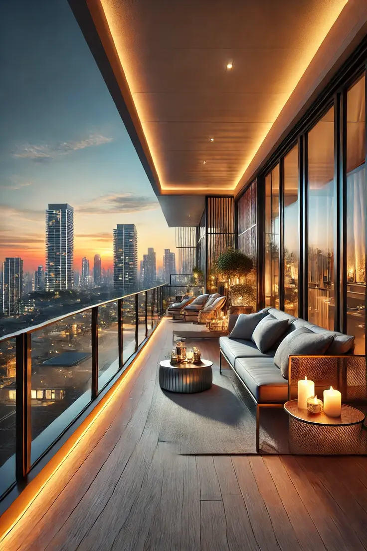 Balcony and sit‑out design